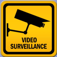 video surveillance sign