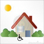disabled housing logo sign x disabled housing logo sign x